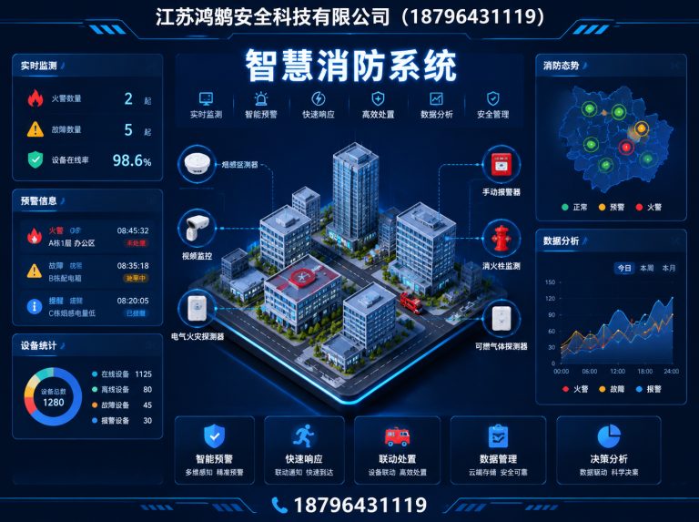 广元智慧消防系统展示图