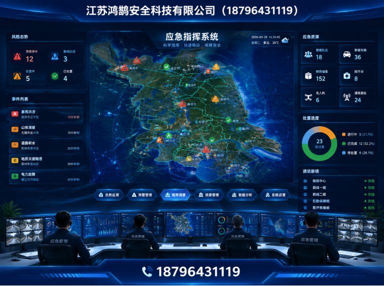 广元消防通信指挥展示图