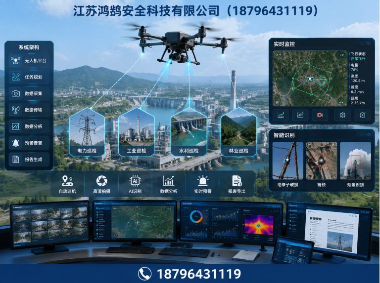 广元无人机巡检系统展示图